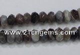 CAG988 15.5 inches 5*8mm faceted rondelle botswana agate beads