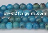 CAG9931 15.5 inches 4mm round blue crazy lace agate beads