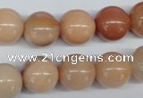 CAJ105 15.5 inches 14mm round red aventurine jade beads wholesale