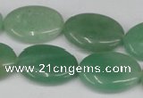 CAJ304 15.5 inches 18*25mm oval green aventurine jade beads