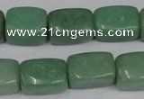 CAJ311 15.5 inches 13*18mm nugget green aventurine jade beads