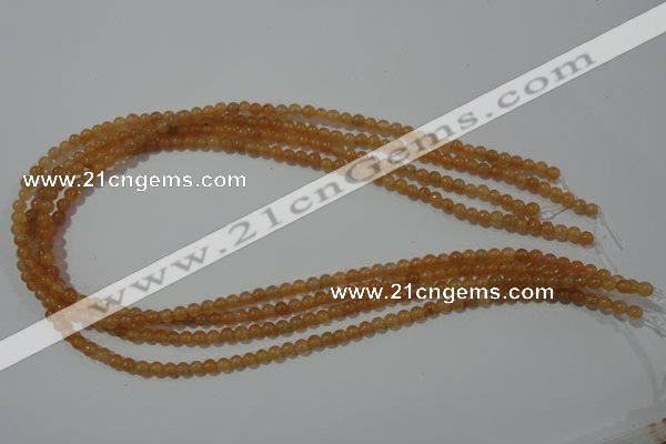 CAJ350 15.5 inches 4mm round red aventurine beads wholesale