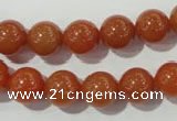 CAJ353 15.5 inches 10mm round red aventurine beads wholesale