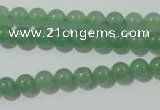 CAJ401 15.5 inches 6mm round green aventurine beads wholesale