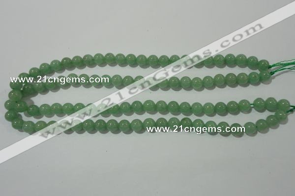 CAJ402 15.5 inches 8mm round green aventurine beads wholesale