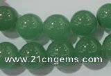 CAJ405 15.5 inches 14mm round green aventurine beads wholesale