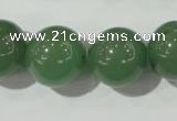 CAJ407 15.5 inches 18mm round green aventurine beads wholesale