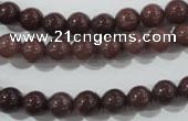 CAJ452 15.5 inches 7mm round purple aventurine beads wholesale