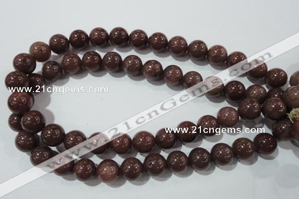 CAJ455 15.5 inches 12mm round purple aventurine beads wholesale