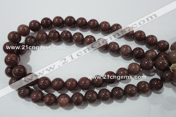 CAJ456 15.5 inches 14mm round purple aventurine beads wholesale