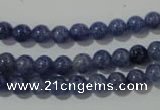 CAJ501 15.5 inches 6mm round blue aventurine beads wholesale