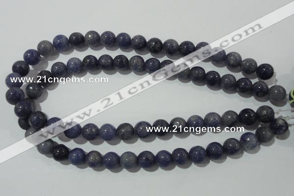 CAJ504 15.5 inches 12mm round blue aventurine beads wholesale