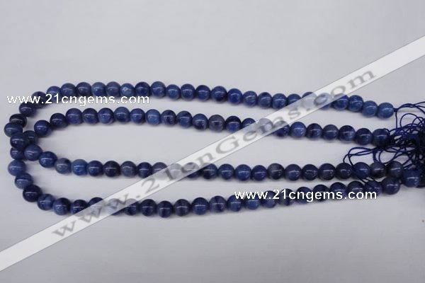 CAJ552 15.5 inches 8mm round blue aventurine beads wholesale