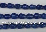 CAJ571 15.5 inches 6*8mm teardrop blue aventurine beads wholesale