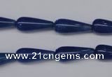 CAJ573 15.5 inches 7*18mm teardrop blue aventurine beads wholesale