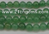 CAJ601 15.5 inches 6mm round A grade green aventurine beads