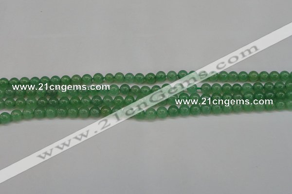 CAJ601 15.5 inches 6mm round A grade green aventurine beads