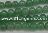 CAJ602 15.5 inches 8mm round A grade green aventurine beads