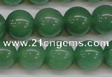 CAJ605 15.5 inches 14mm round A grade green aventurine beads