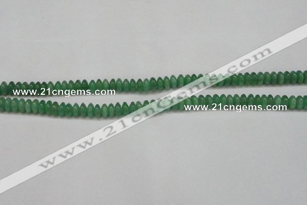 CAJ629 15.5 inches 4*8mm rondelle green aventurine beads