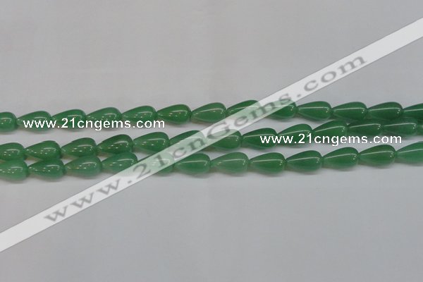 CAJ633 15.5 inches 10*18mm teardrop green aventurine beads