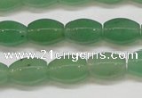 CAJ652 15.5 inches 8*12mm hexahedron green aventurine beads