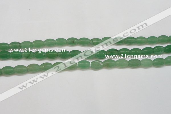 CAJ652 15.5 inches 8*12mm hexahedron green aventurine beads