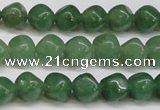 CAJ669 15.5 inches 7*7mm cube green aventurine beads