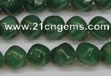 CAJ670 15.5 inches 9*9mm cube green aventurine beads