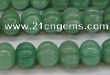 CAJ672 15.5 inches 10*13mm pumpkin green aventurine beads