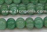 CAJ672 15.5 inches 10*13mm pumpkin green aventurine beads