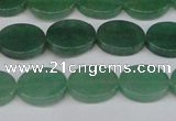 CAJ678 15.5 inches 10*14mm oval green aventurine beads