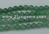 CAJ71 15.5 inches 6mm round green aventurine beads wholesale