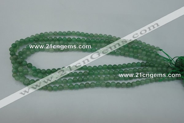 CAJ71 15.5 inches 6mm round green aventurine beads wholesale