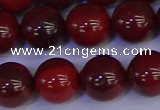 CAJ754 15.5 inches 12mm round apple jasper beads wholesale