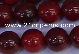 CAJ755 15.5 inches 14mm round apple jasper beads wholesale