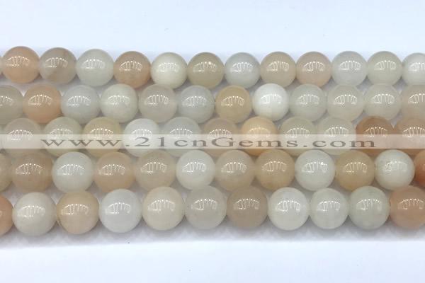CAJ842 15 inches 10mm round pink aventurine beads, 2mm hole