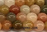 CAJ846 15 inches 6mm round jade gemstone beads