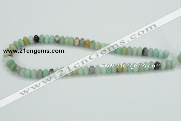 CAM100 15.5 inches 6*10mm rondelle amazonite gemstone beads