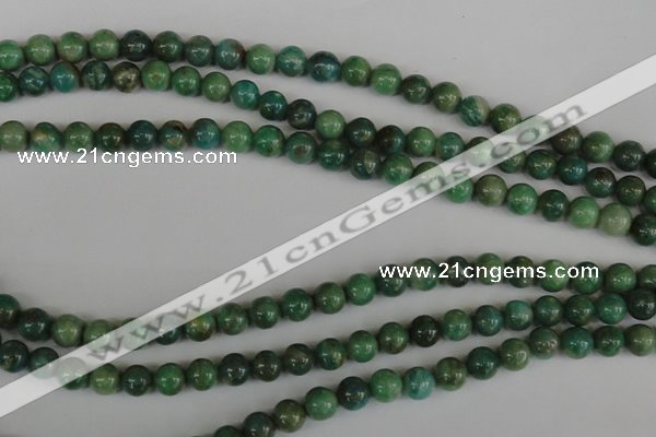 CAM1001 15.5 inches 6mm round natural Russian amazonite beads