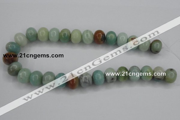 CAM104 15.5 inches 13*18mm rondelle amazonite gemstone beads