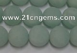 CAM1111 15.5 inches 6mm round matte amazonite beads wholesale