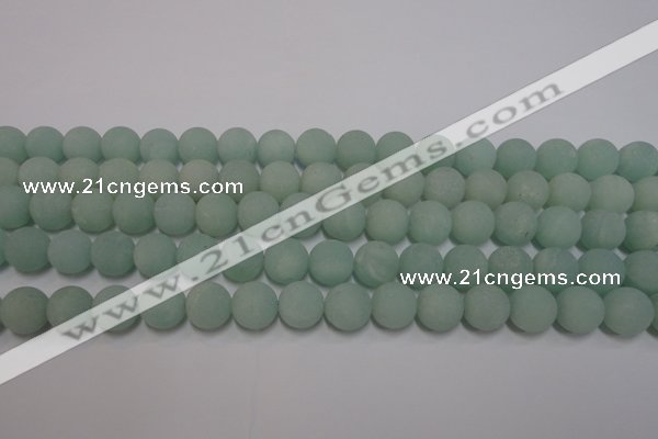 CAM1111 15.5 inches 6mm round matte amazonite beads wholesale