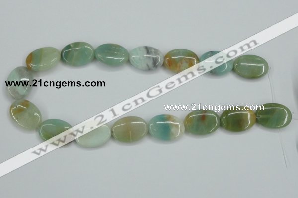 CAM120 15.5 inches 18*25mm oval amazonite gemstone beads wholesale