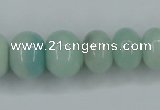 CAM126 15.5 inches multi-size rondelle amazonite gemstone beads