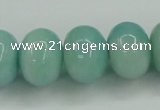 CAM128 15.5 inches 13*18mm rondelle amazonite gemstone beads