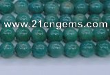 CAM1300 15.5 inches 4mm round natural Russian amazonite beads