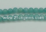 CAM134 15.5 inches 6mm round amazonite gemstone beads wholesale