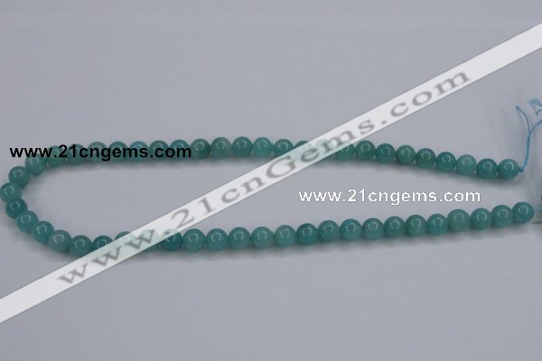 CAM135 15.5 inches 8mm round amazonite gemstone beads wholesale