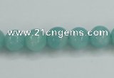 CAM136 15.5 inches 10mm round amazonite gemstone beads wholesale